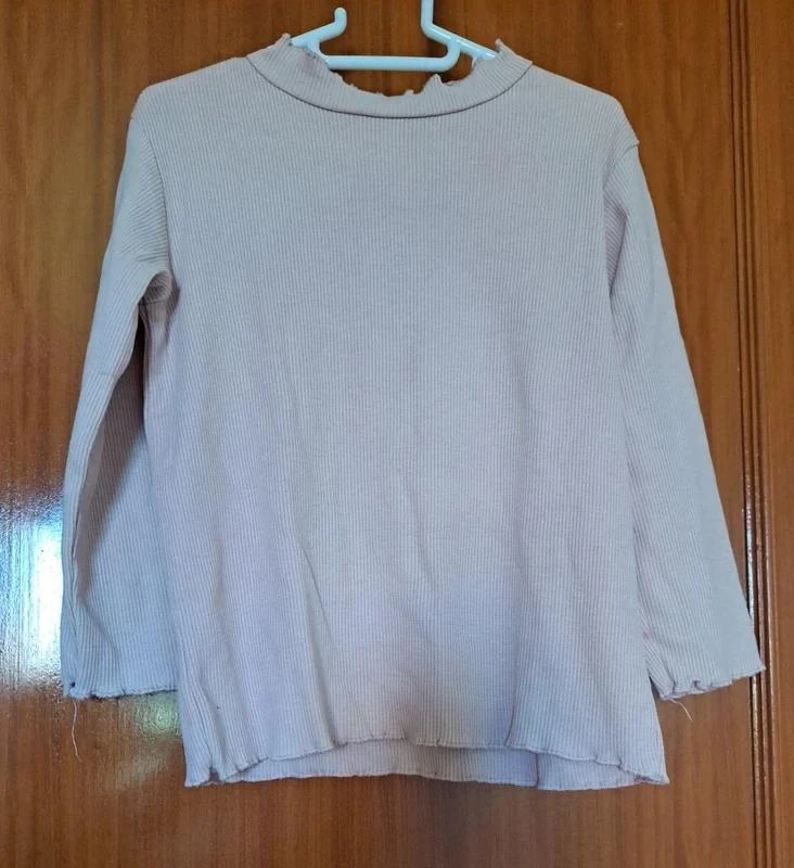 Camisola com manga rosa 2-3 anos Zara